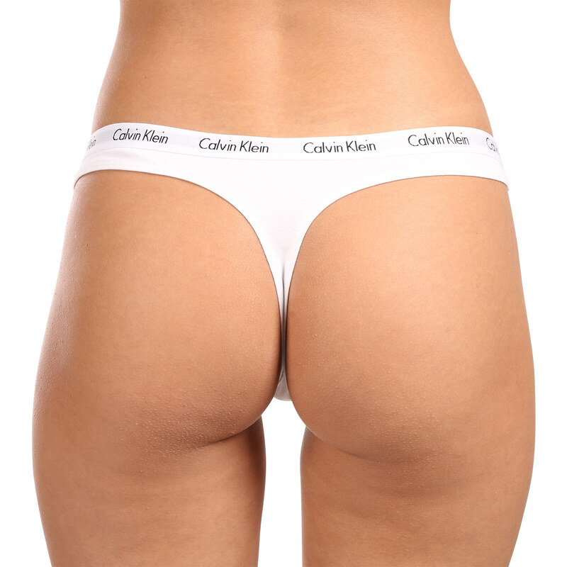 3PACK dámská tanga Calvin Klein vícebarevná (QD3587E-WZB)