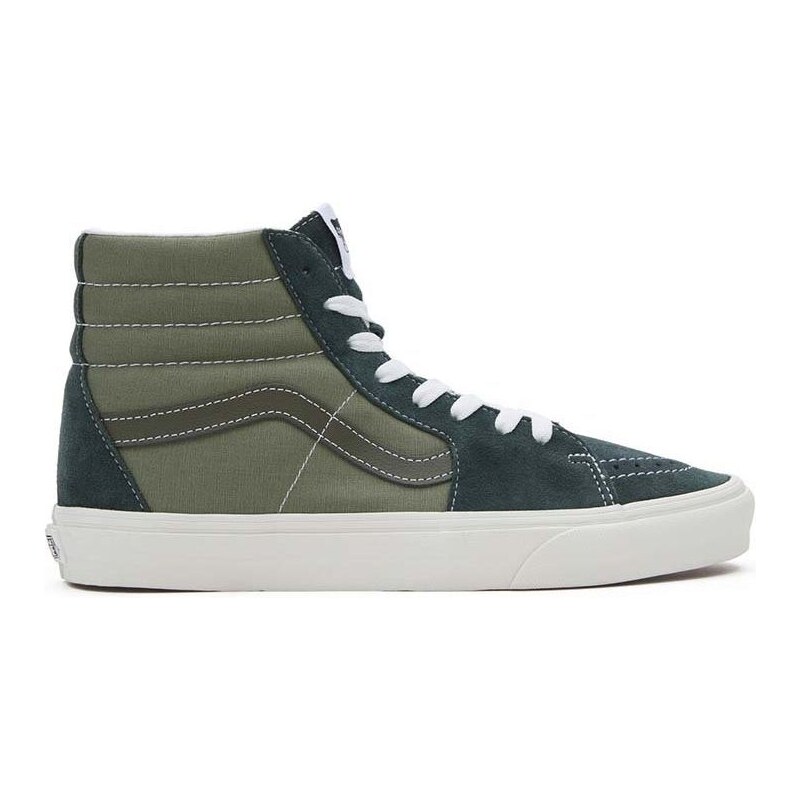 Kecky Vans SK8-Hi pánské, zelená barva, VN000CMXCX11