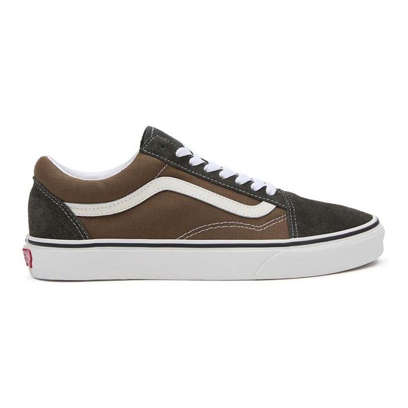 Tenisky Vans Old Skool pánské, hnědá barva, VN0005UFBF01