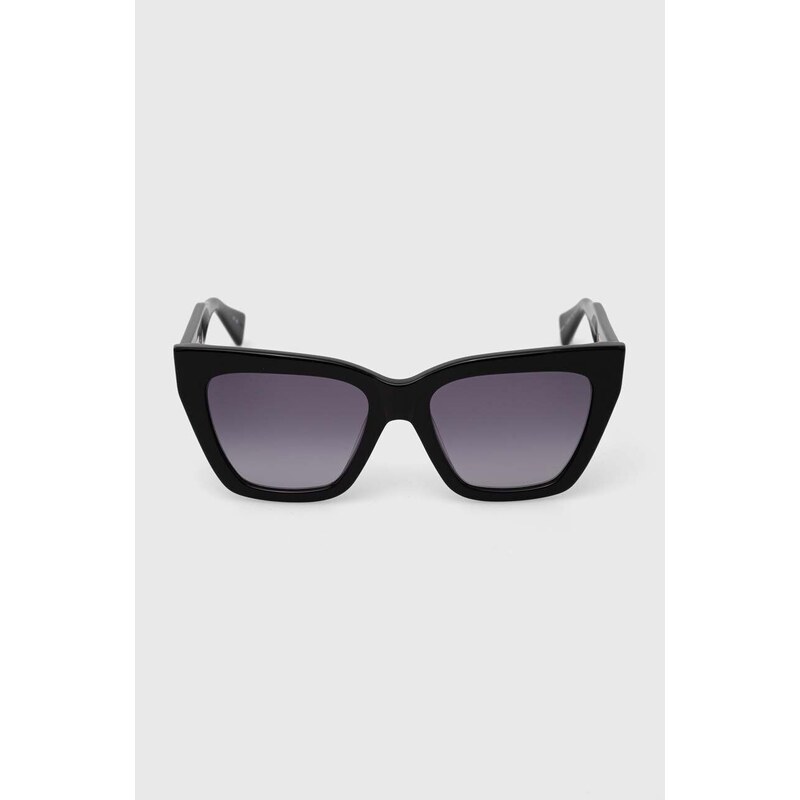 Sluneční brýle AllSaints dámské, černá barva, ALS500100254