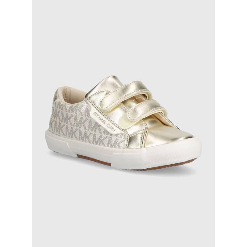 Dětské sneakers boty Michael Kors zlatá barva