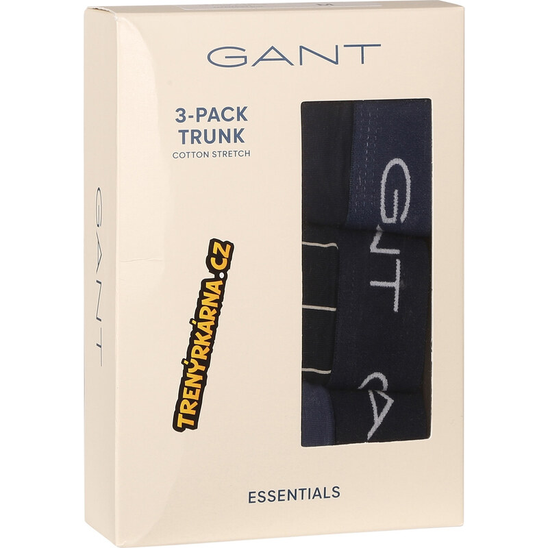 3PACK pánské boxerky Gant vícebarevné (902343033-433)