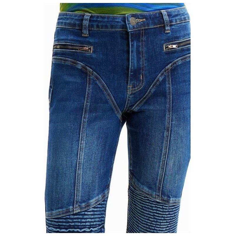 Dámské jeans DESIGUAL 24SWDD69 5053 DENIM_YOJI 5053 BLUE