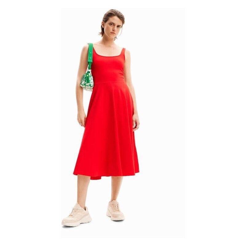 Dámské šaty DESIGUAL 24SWVK06 3092 VEST_HARIA 3092 RED