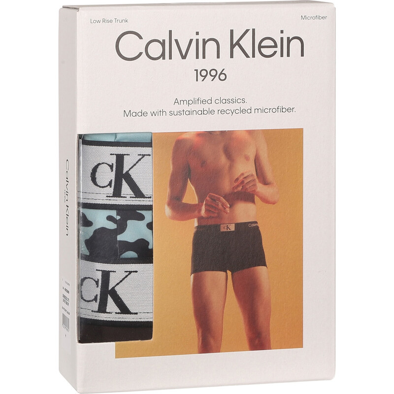 3PACK pánské boxerky Calvin Klein vícebarevné (NB3532E-OFO)