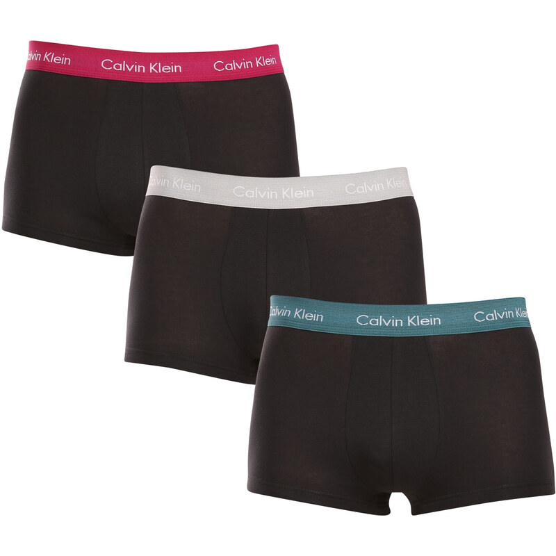 3PACK pánské boxerky Calvin Klein černé (U2664G-MXB)