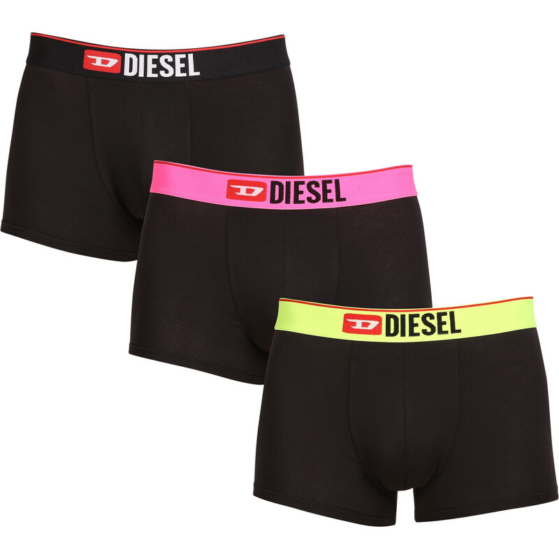 3PACK pánské boxerky Diesel černé (00ST3V-0AMAI-E6821)