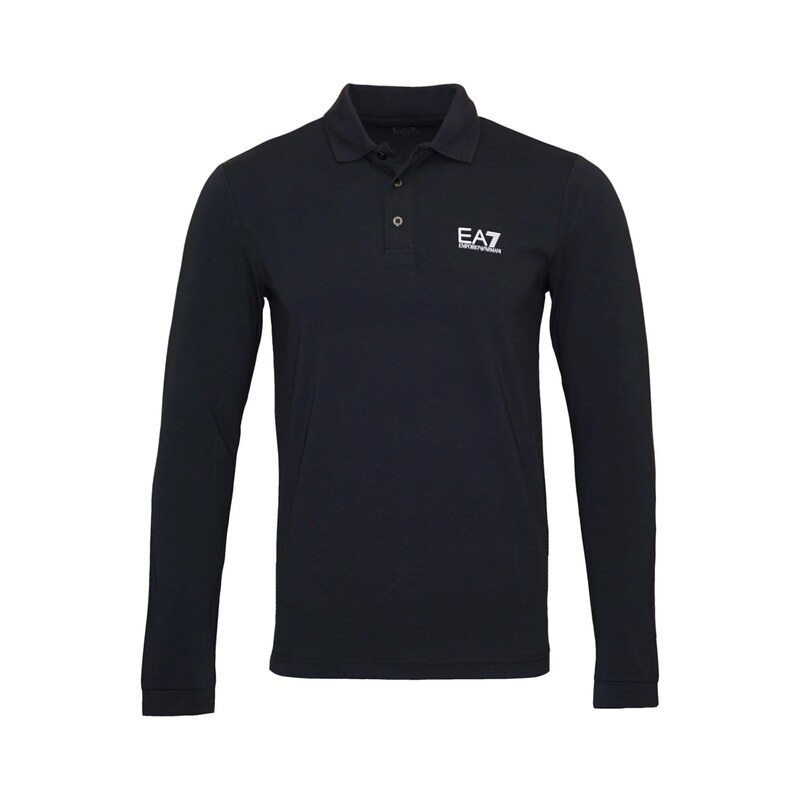 EA7 Emporio Armani Tričko marine modrá / bílá