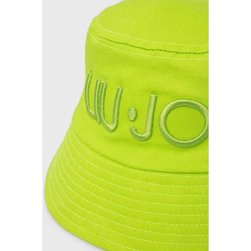 Bavlněná čepice Liu Jo zelená barva