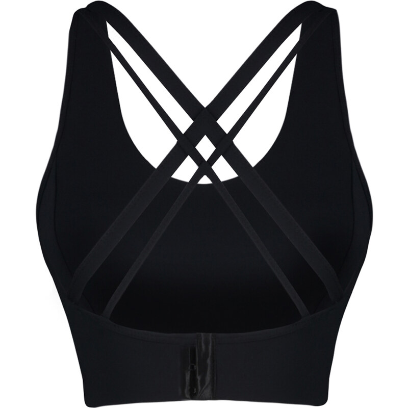 Trendyol Premium Black Polyamide Fabric Support Knitted Sports Bra