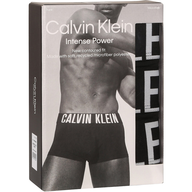 3PACK pánské boxerky Calvin Klein černé (NB3775A-UB1)