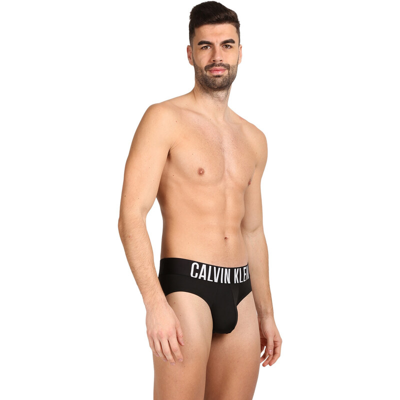 3PACK pánské slipy Calvin Klein černé