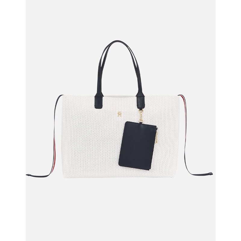 TOMMY HILFIGER ICONIC TOMMY TOTE PERF