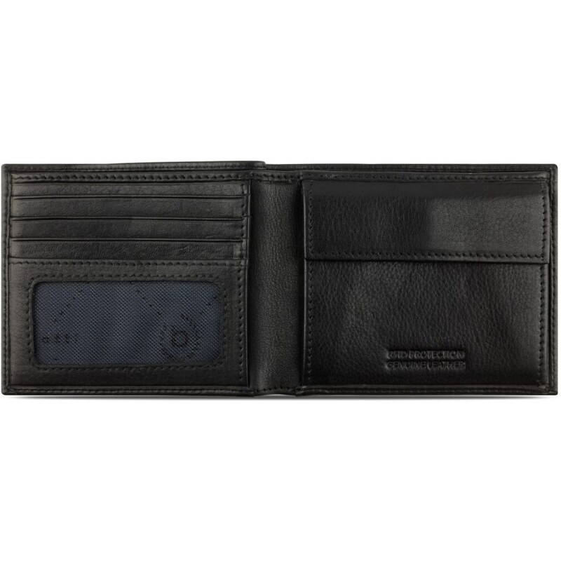 Bugatti Pánská kožená peněženka RFID Nome Wallet 49160301 černá