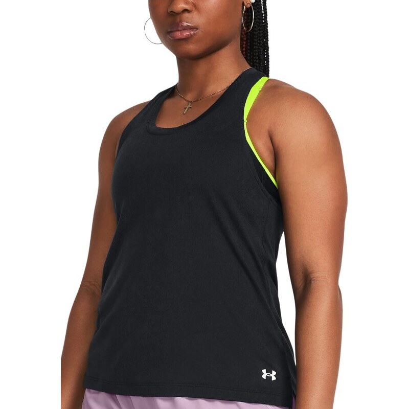 Tílko Under Armour UA Launch Splatter Singlet-BLK 1382437-001