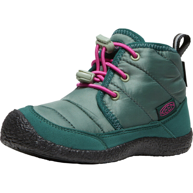 Keen HOWSER II CHUKKA WP CHILDREN dark forest/fuchsia purple