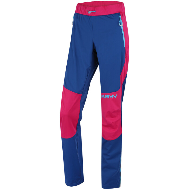 Dámské softshellové kalhoty HUSKY Kala L pink/blue