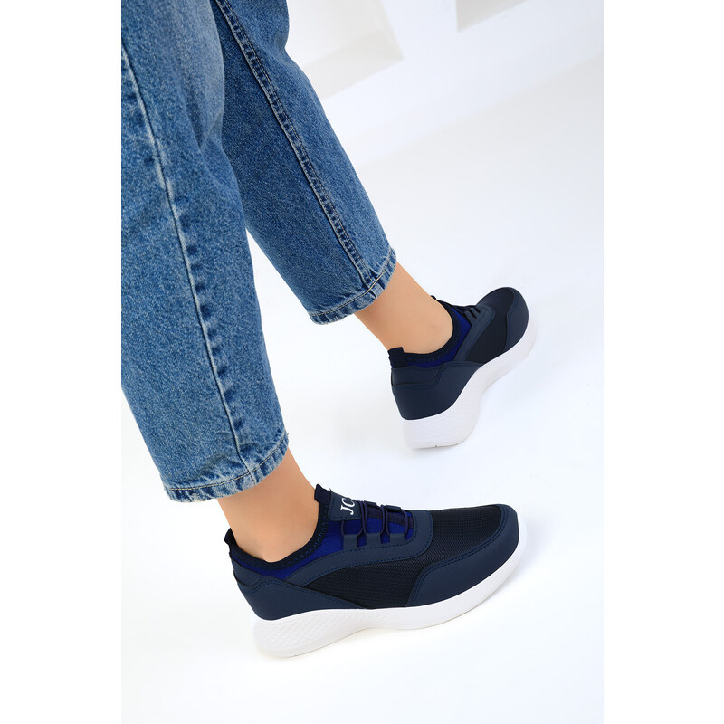 Soho Navy Blue Women's Sneakers 15226