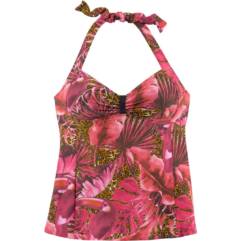 LASCANA Tankiny zelená / pink / červená / černá