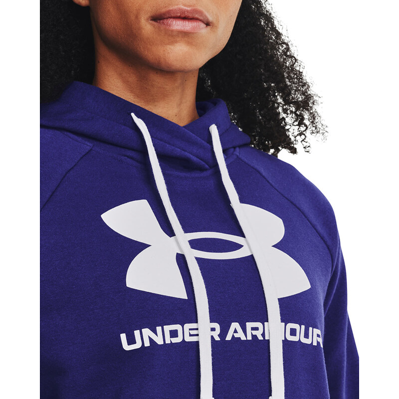 Dámská mikina Under Armour Rival Fleece Logo Hoodie Blue