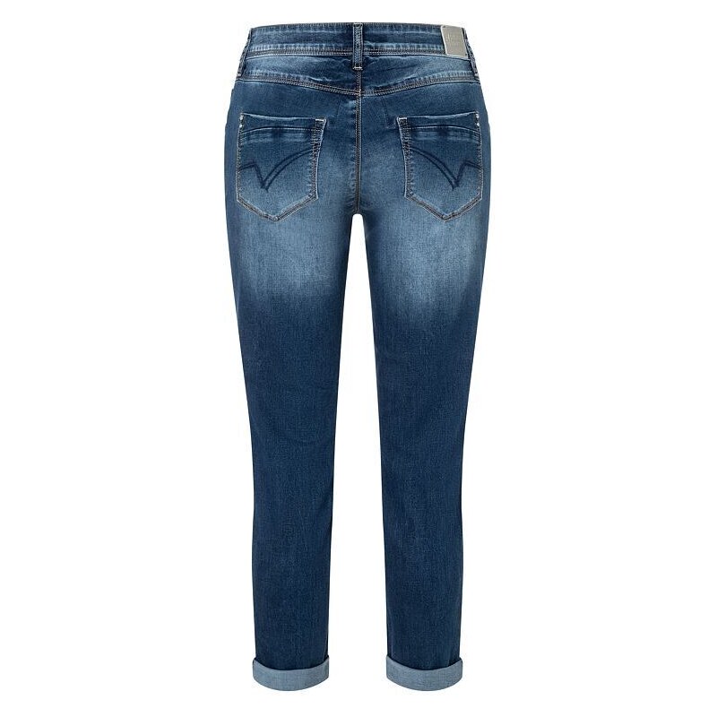 Dámské jeans TIMEZONE 17-10080-00-3014 3838 Slim NaliTZ 7/8 3838