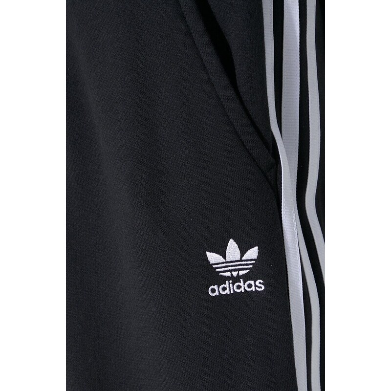 Bavlněné tepláky adidas Originals černá barva, s aplikací, IB7457