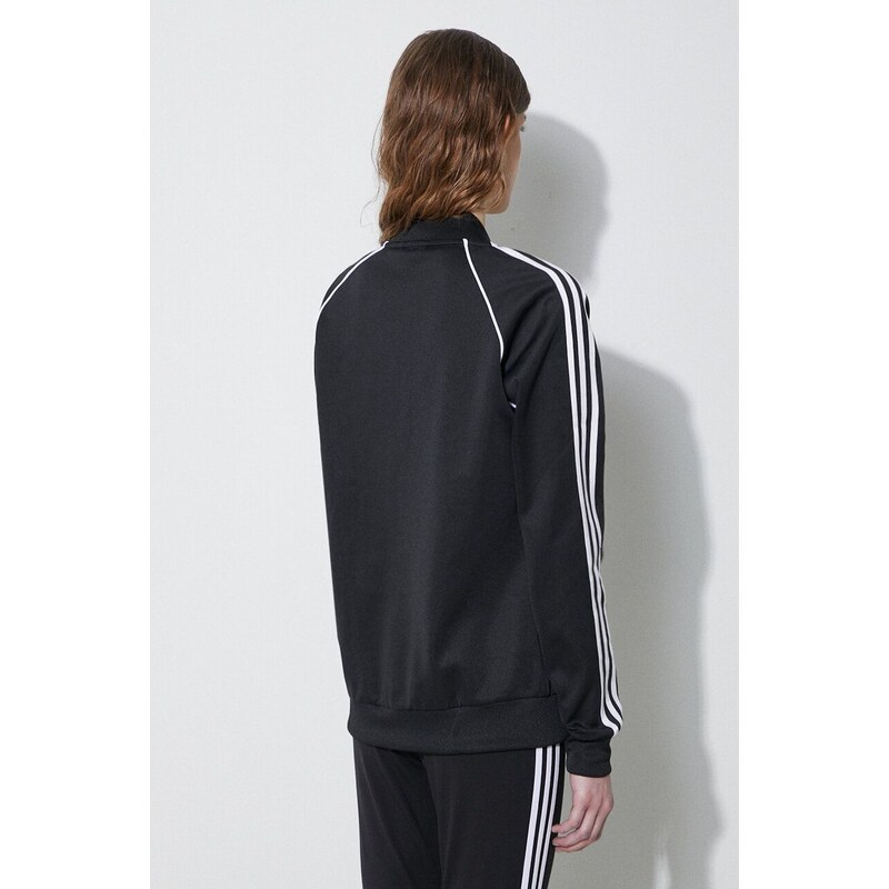 Mikina adidas Originals dámská, černá barva, s aplikací, IK4034