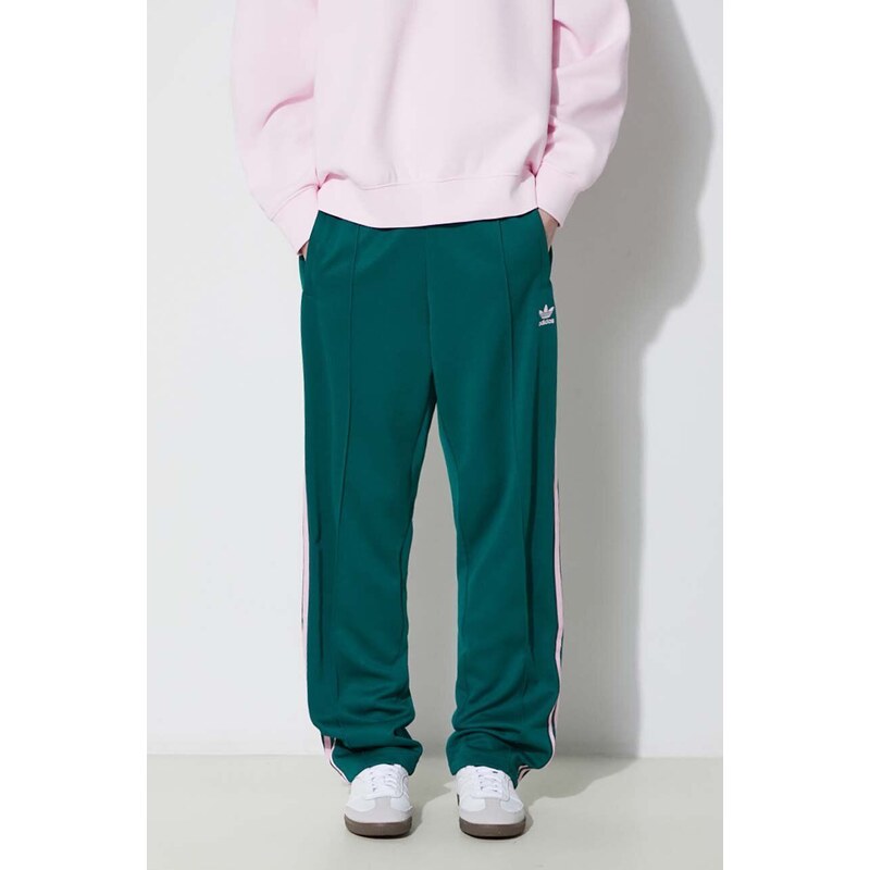 Tepláky adidas Originals zelená barva, s aplikací, IM9818