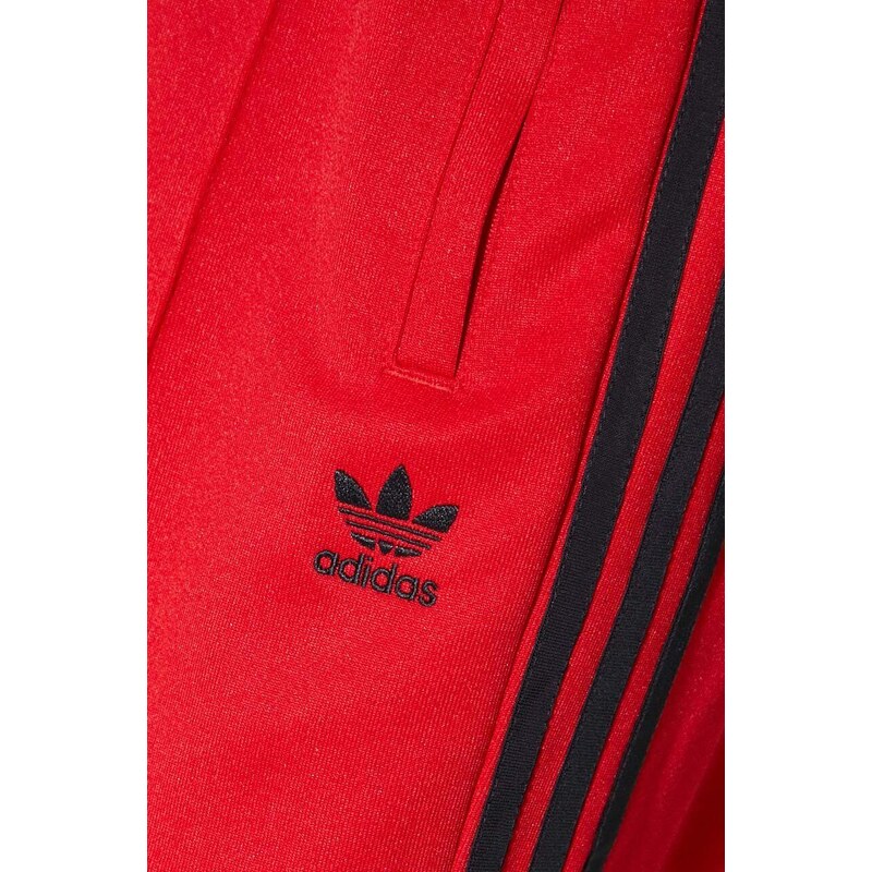 Tepláky adidas Originals červená barva, s aplikací, IM9809