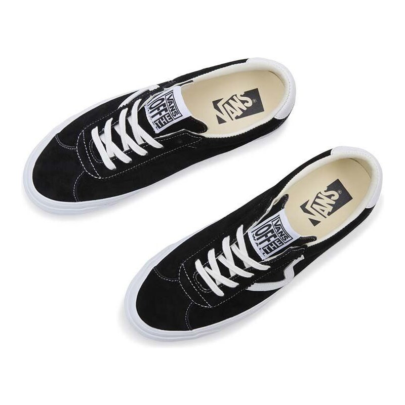 Semišové sneakers boty Vans Premium Standards Sport 73 černá barva, VN000CR1BA21