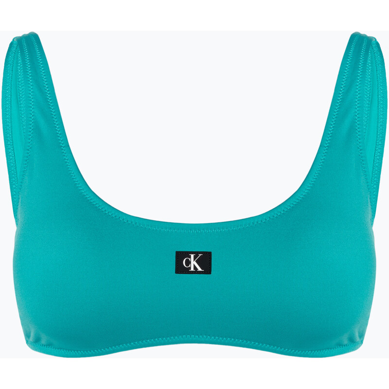 Horní díl plavek Calvin Klein Bralette-RP blue ocean