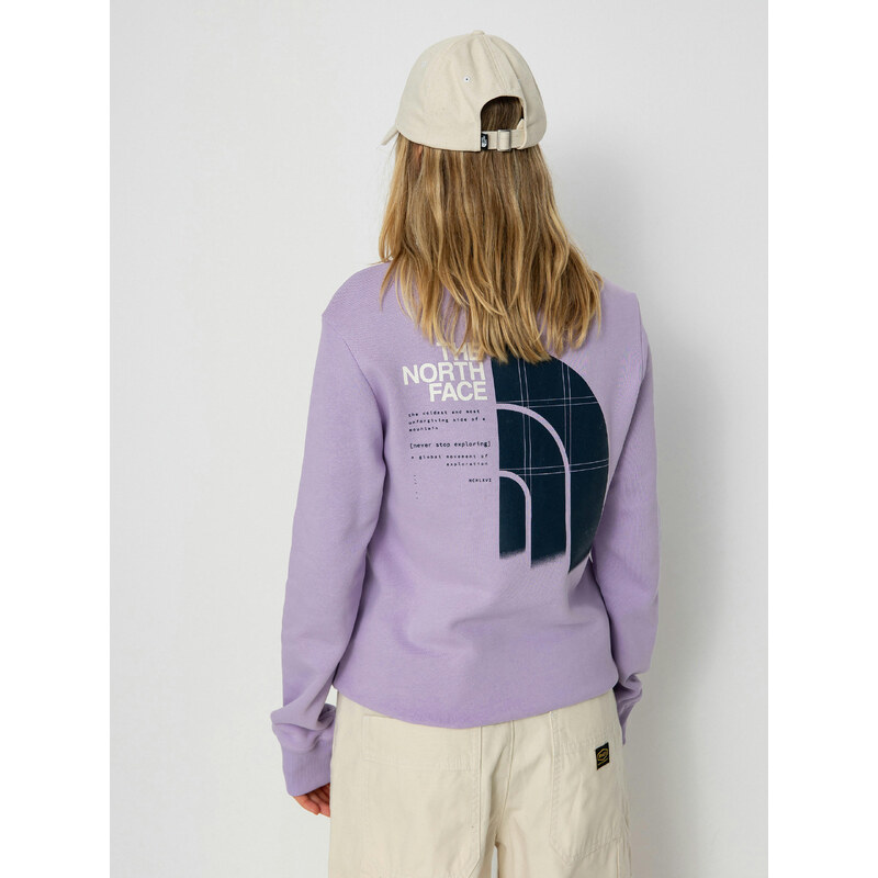 The North Face Graphic Crew 3 (lite lilac)fialová