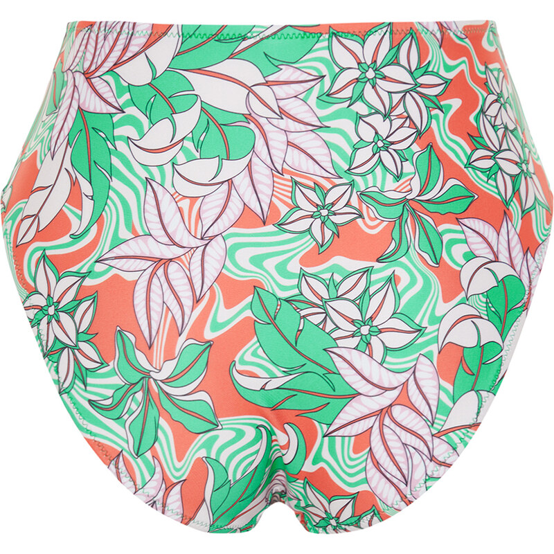 Trendyol Floral Print High Waist Hipster Bikini Bottom