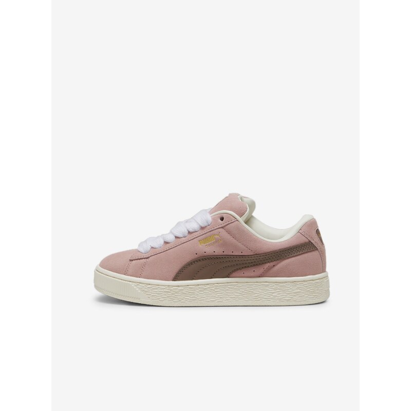 Starorůžové dámské semišové tenisky Puma SUEDE XL - Dámské