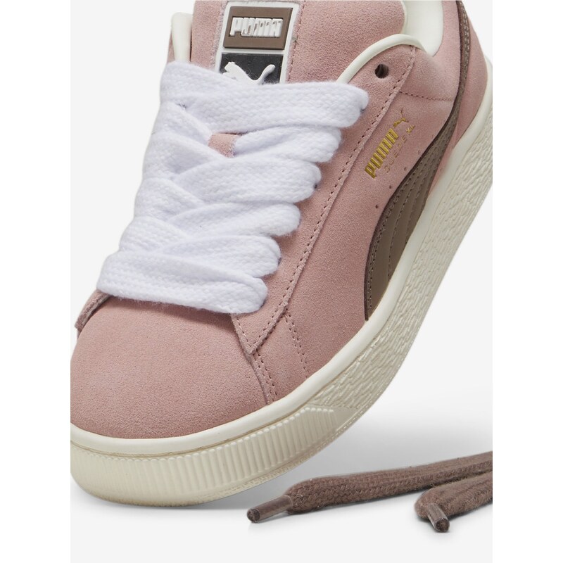 Starorůžové dámské semišové tenisky Puma SUEDE XL - Dámské