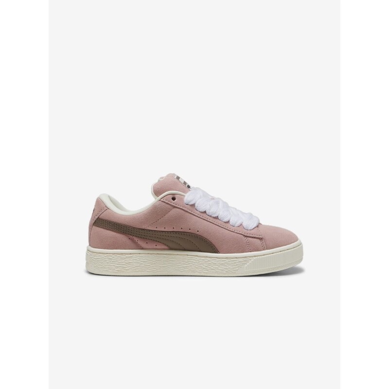 Starorůžové dámské semišové tenisky Puma SUEDE XL - Dámské