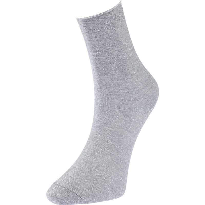 Trendyol 3-Pack Gray-Multicolor Cotton Knitted Socks