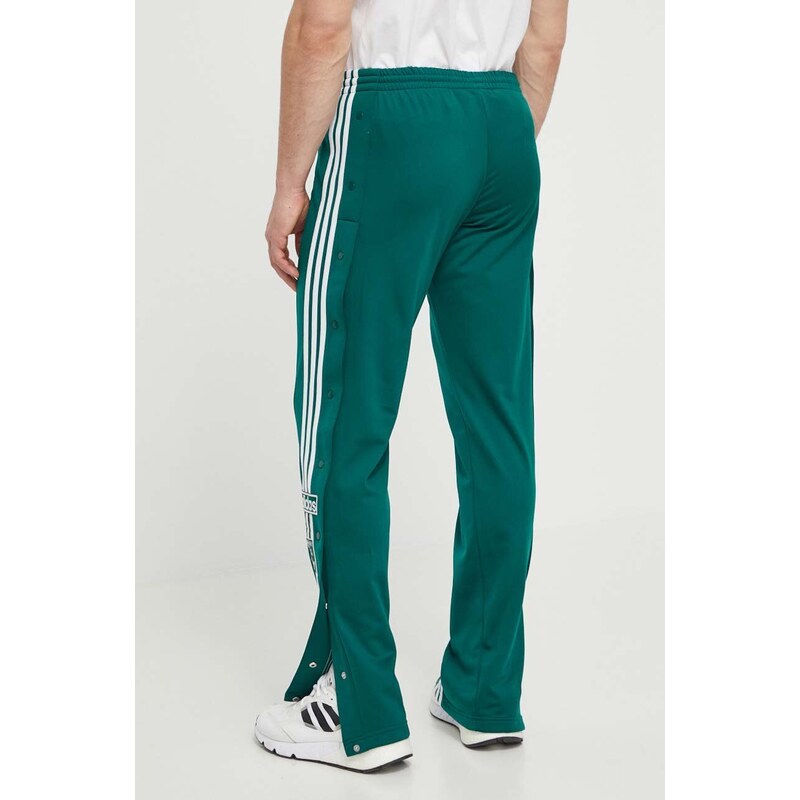 Tepláky adidas Originals zelená barva, vzorované, IM8213