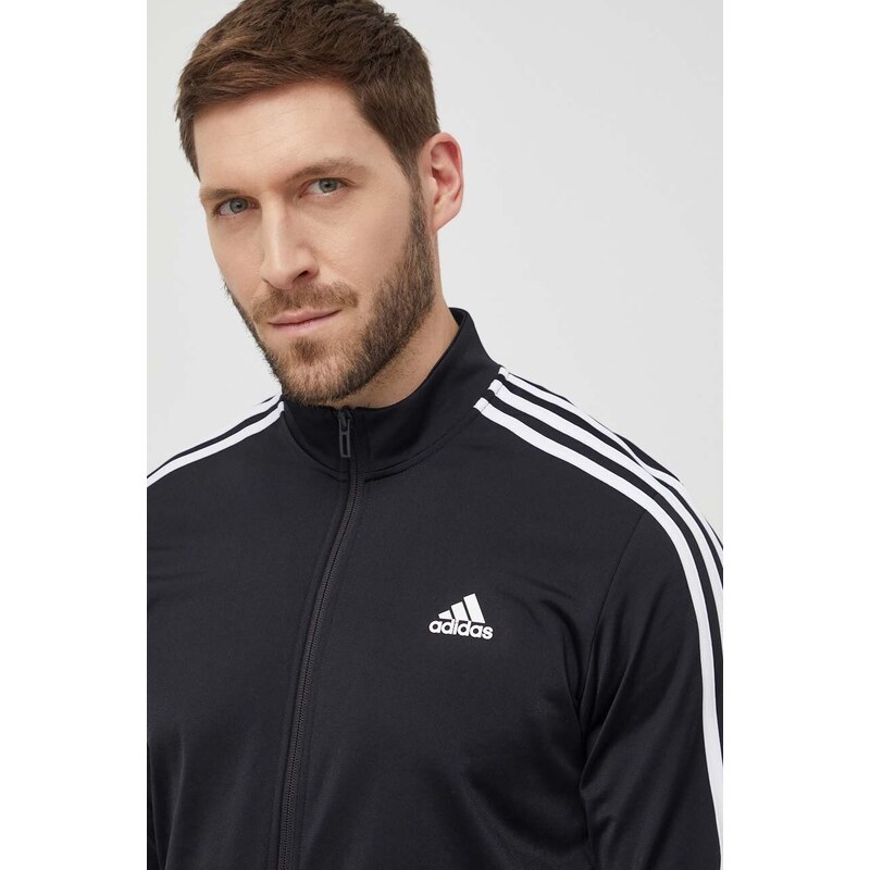 Mikina adidas pánská, černá barva, s aplikací, H46099