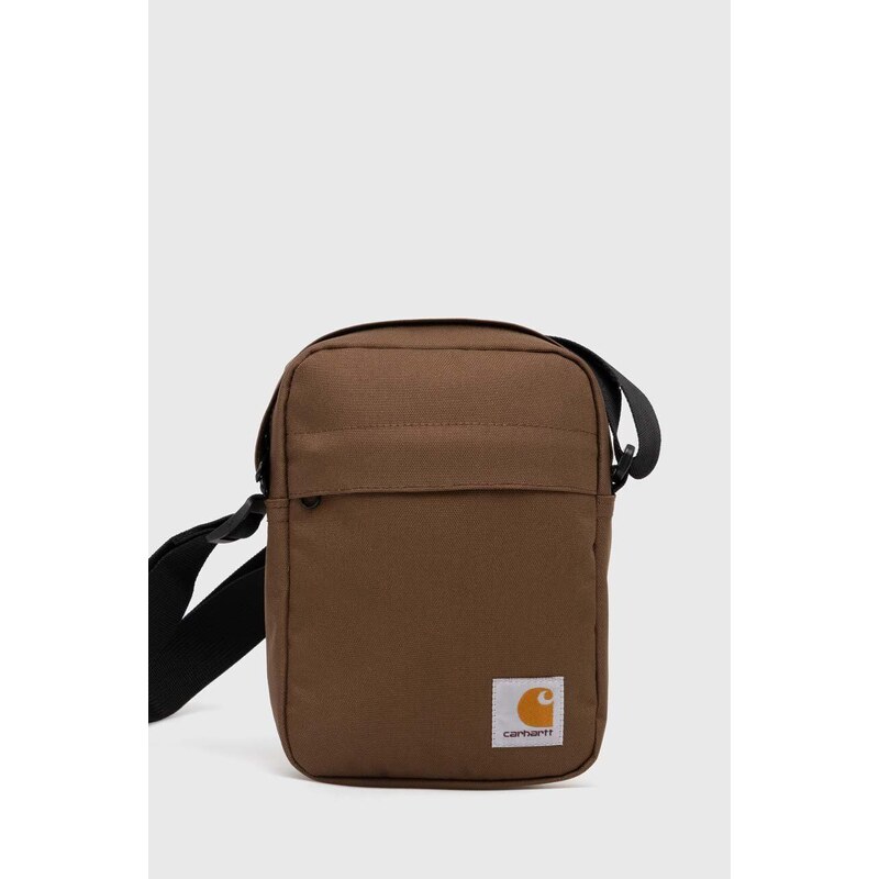 Ledvinka Carhartt WIP Jake Shoulder Pouch hnědá barva, I031582.1ZDXX