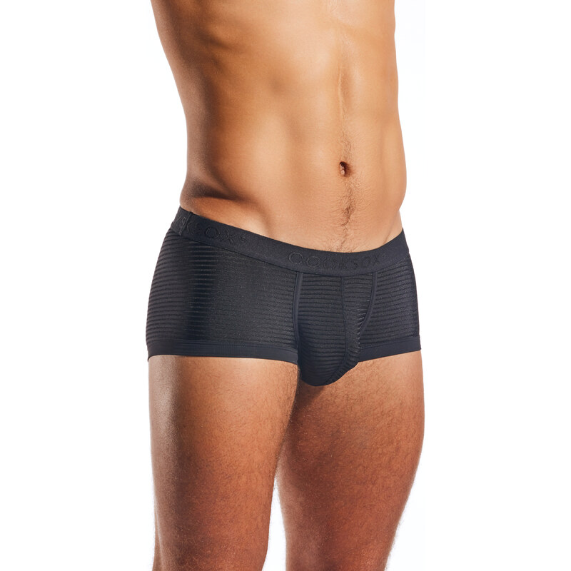 Cocksox Semi sheer boxerky Nero CS-CX68LUX