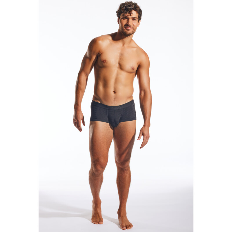 Cocksox Semi sheer boxerky Nero CS-CX68LUX