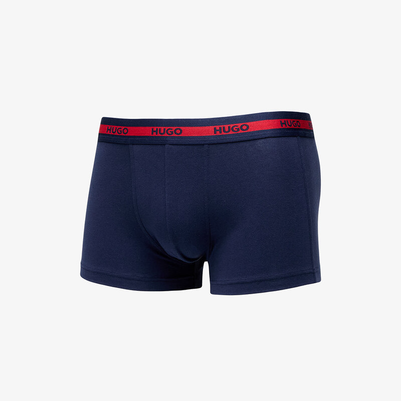 Boxerky Hugo Boss Trunk Triplet Planet Navy