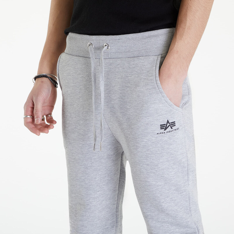 Alpha Industries Inc. Pánské kalhoty Alpha Industries Basic Jogger SL Grey Heather