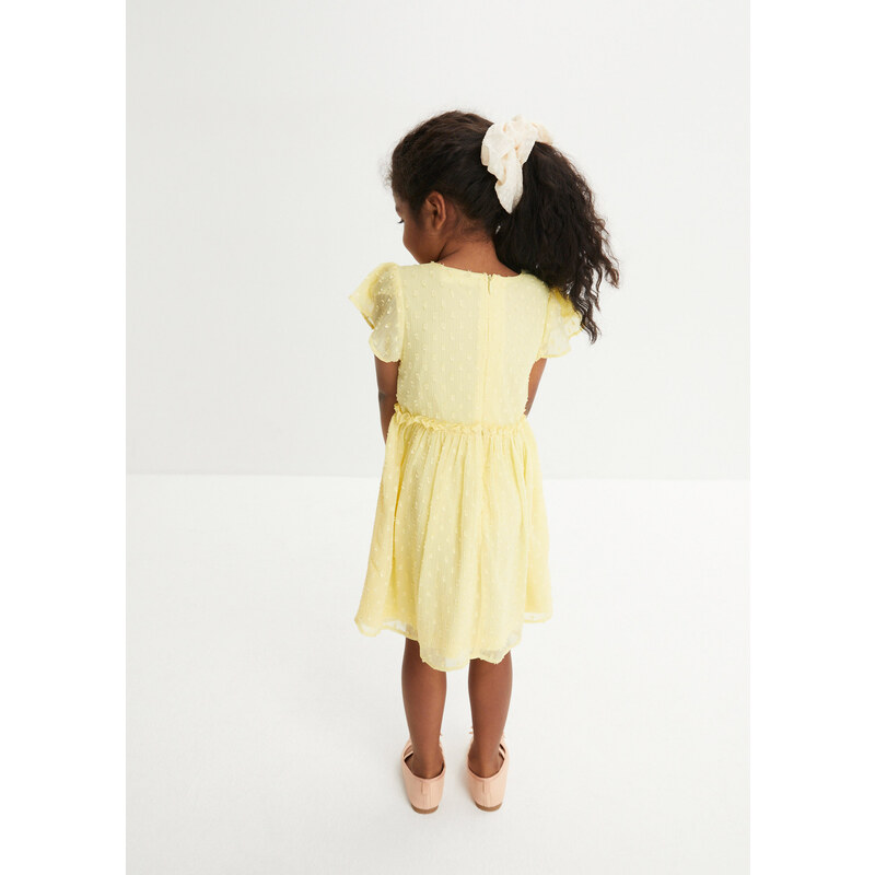 bonprix Sváteční šaty pro dívky Žlutá