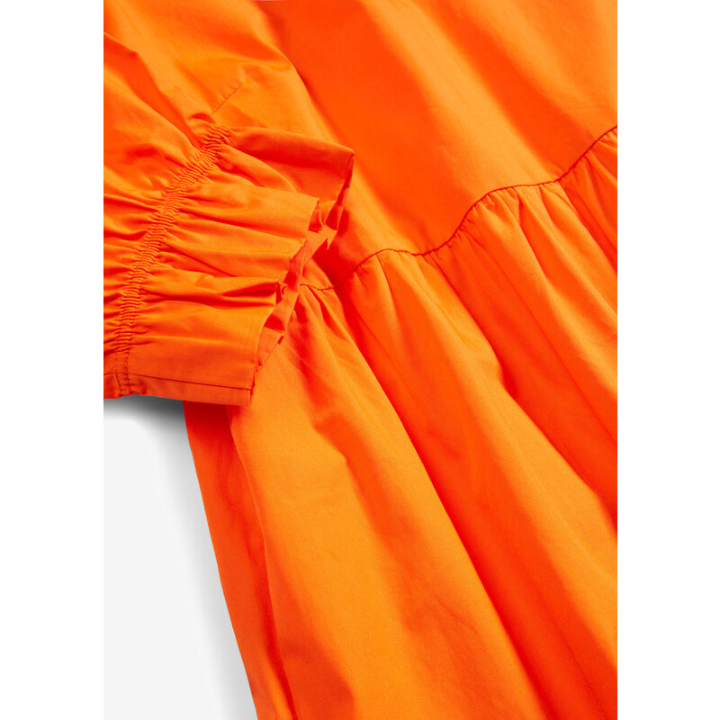 bonprix Šaty z popelínu Oranžová