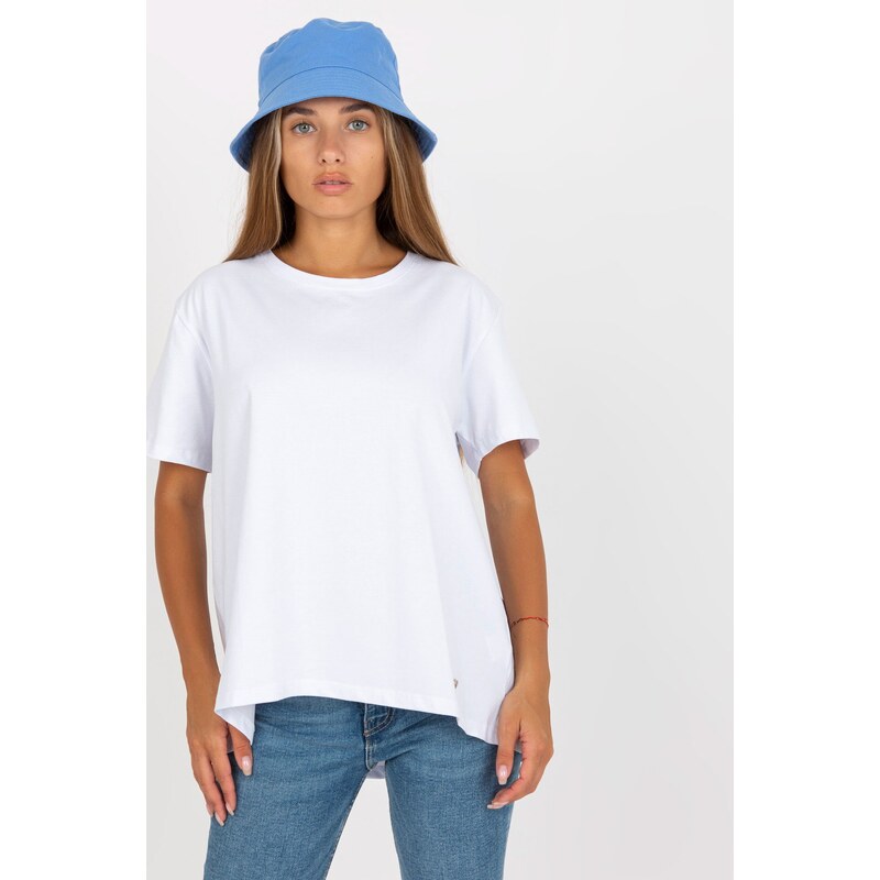 FPrice Bílé dámské tričko oversize