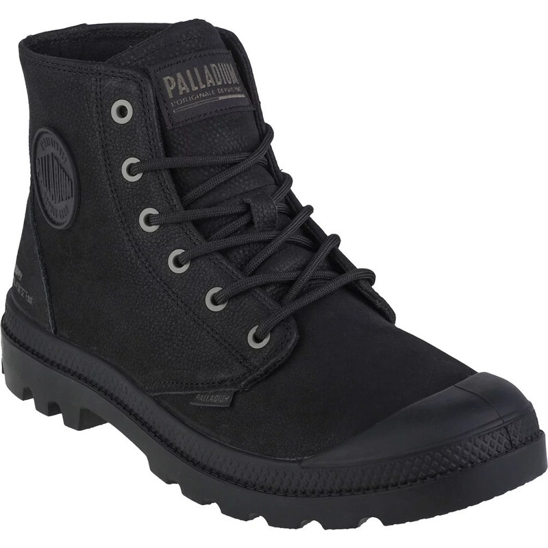 BASIC ČERNÉ KOTNÍKOVÉ DÁMSKÉ TENISKY PALLADIUM PAMPA HI SUPPLY LTH Černá