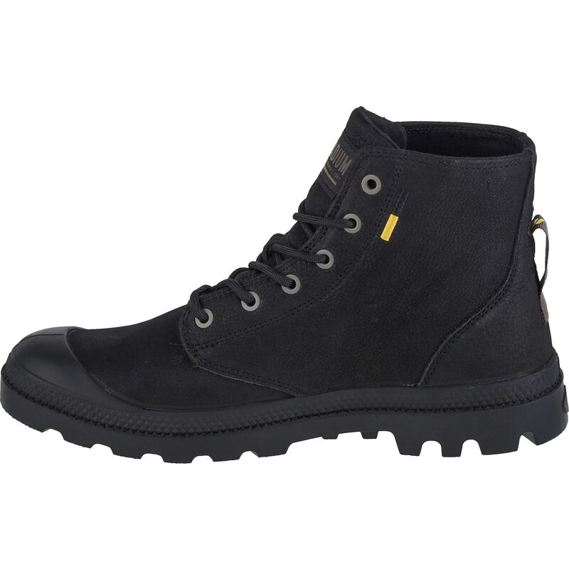 BASIC ČERNÉ KOTNÍKOVÉ DÁMSKÉ TENISKY PALLADIUM PAMPA HI SUPPLY LTH Černá