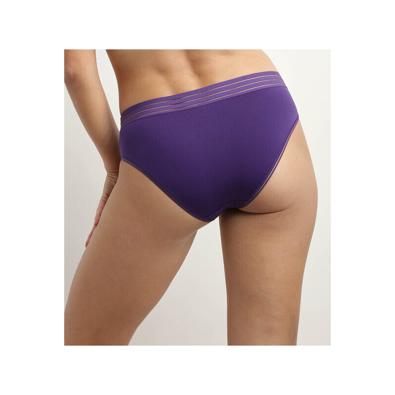 OH MY DIM'S BIKINI - Fashionable panties with raised waist - purple